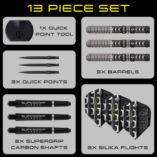 Harrows CHIZZY Series 4 Steeldart-Set 22 oder 24 Gramm